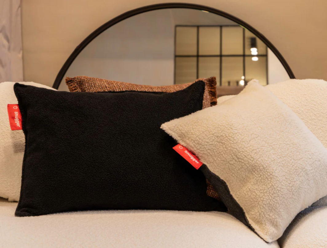 Snugger Heated Pillow  45 X 45 Wool Black – Snugger™